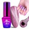 Molly Nails Cat Eye Womanity nr 443 Amethyst 8g kolorowy lakier hybrydowy z efektem kociego oka - 3