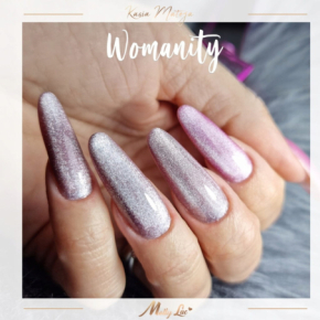 Molly Nails Cat Eye Womanity nr 443 Amethyst 8g kolorowy lakier hybrydowy z efektem kociego oka