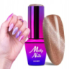 Molly Nails Cat Eye Womanity nr 445 Wood 8g kolorowy lakier hybrydowy z efektem kociego oka - 2