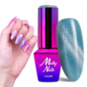 Molly Nails Cat Eye Womanity nr 446 Maledives 8g kolorowy lakier hybrydowy z efektem kociego oka - 3