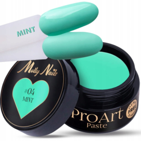 Molly Nails ProArt Paste 04 Mint HEMA/Di-HEMA Free 5g pasta do zdobień paznokci