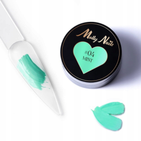 Molly Nails ProArt Paste 04 Mint HEMA/Di-HEMA Free 5g pasta do zdobień paznokci