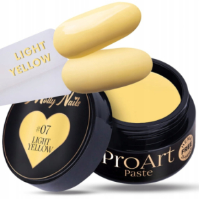 Molly Nails ProArt Paste 07 Light Yellow HEMA/Di-HEMA Free 5g pasta do zdobień paznokci