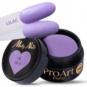 Molly Nails ProArt Paste 11 Lilac HEMA/Di-HEMA Free 5g pasta do zdobień paznokci