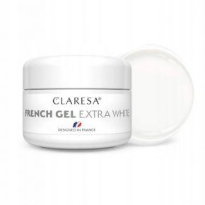 Claresa Builder Gel French Extra White 25g żel budujący