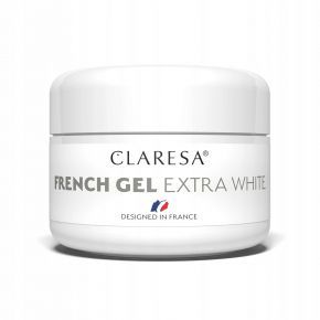 Claresa Builder Gel French Extra White 25g żel budujący