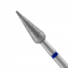 Staleks frez diamentowy gruszka zaostrzona / stożek do skórek i paznokci FA100B050/12 niebieski 5mm 12mm ścieralnośc średnia - 1