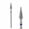 Staleks frez diamentowy gruszka zaostrzona / stożek do skórek i paznokci FA100B050/12 niebieski 5mm 12mm ścieralnośc średnia - 2