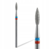 Staleks frez diamentowy płomień mini do skórek i paznokci FA11RB021/8 czerwono-niebieski 2_3mm 8mm mocny - 2