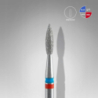 Staleks frez diamentowy płomień mini do skórek i paznokci FA11RB021/8 czerwono-niebieski 2_3mm 8mm mocny - 4