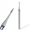 Staleks frez diamentowy płomień mini do skórek i paznokci FA12B010/3 niebieski 1mm 3mm ścieralnośc średnia - 3