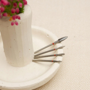 Staleks frez diamentowy płomień mini do skórek i paznokci FA12B010/3 niebieski 1mm 3mm ścieralnośc średnia