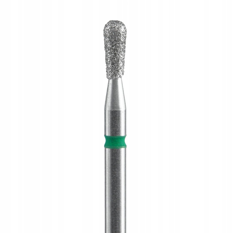 Staleks frez diamentowy płomień mini match do skórek i paznokci FA120B023/5 zielony 2_3mm 5mm ścieralnośc średnia Staleks frez diamentowy płomień mini match do skórek i paznokci FA120B023/5 zielony 2_3mm 5mm ścieralnośc średnia