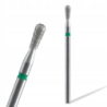 Staleks frez diamentowy płomień mini match do skórek i paznokci FA120B023/5 zielony 2_3mm 5mm ścieralnośc średnia - 3