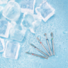 Staleks frez diamentowy płomień spiczasty do skórek i paznokci FA11B023/8 niebieski 2_3mm 8mm ścieralnośc średnia - 7