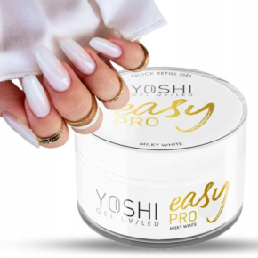 Yoshi Gel UV/LED Easy Pro Milky White 15ml żel budujacy do paznokci