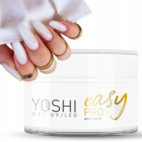 Yoshi Gel UV/LED Easy Pro Milky White 15ml żel budujacy do paznokci