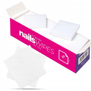 Clavier Nail Wipes Waciki kosmetyczne bezpylowe do zmywania paznokci w pudelku 325 sztuk