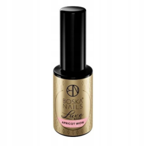 Boska Nails Luxe Base Apricot Wow 10ml Baza kauczukowa z drobinką