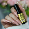 Boska Nails Luxe Base Apricot Wow 10ml Baza kauczukowa z drobinką - 3