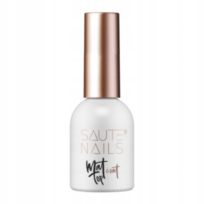 Saute Nails Zestaw do paznokci hybrydowych - Base Gel UV 2.0 + Top Coat Matt No Wipe + Top Glossy No Wipe