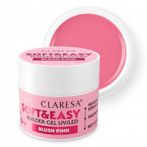 Claresa Soft&Easy Builder Gel Blush Pink 12g żel budujący samopoziomujący do paznokci