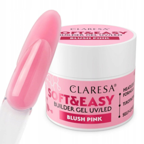 Claresa Soft&Easy Builder Gel Blush Pink 12g żel budujący samopoziomujący do paznokci