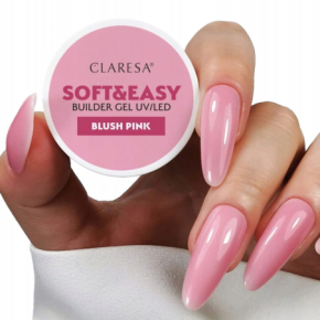 Claresa Soft&Easy Builder Gel Blush Pink 12g żel budujący samopoziomujący do paznokci