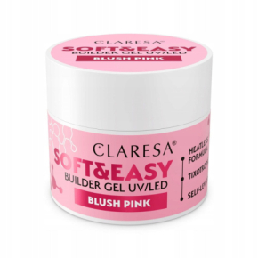 Claresa Soft&Easy Builder Gel Blush Pink 45g żel budujący samopoziomujący do paznokci