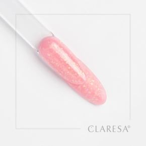 Claresa Soft&Easy Builder Gel Glimmer Pink 12g żel budujący samopoziomujący do paznokci