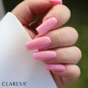 Claresa Soft&Easy Builder Gel Glimmer Pink 12g żel budujący samopoziomujący do paznokci