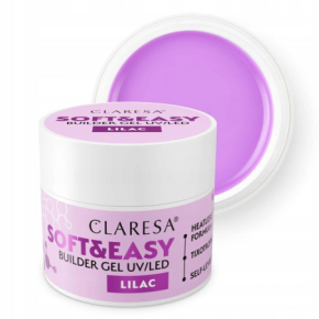 Claresa Soft&Easy Builder Lilac Fioletowy 12g żel budujący samopoziomujący do paznokci