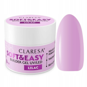 Claresa Soft&Easy Builder Lilac Fioletowy 12g żel budujący samopoziomujący do paznokci