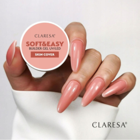 Claresa Soft&Easy Builder Skin Cover 12g żel budujący samopoziomujący do paznokci