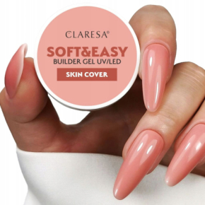 Claresa Soft&Easy Builder Skin Cover 45g żel budujący samopoziomujący do paznokci