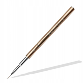Saute Nails pędzelek do zdobień paznokci SN06 z zamykaną skuwką cienki precyzyjny pędzel 6mm złoty