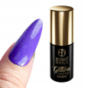 Boska Nails Goldini Top No Wipe Black Top hybrydowy bez przemywania z czarnymi drobinkami 6ml - 2