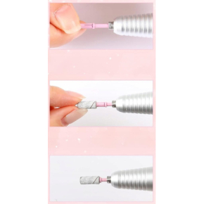 Saute Nails Mandrel różowy frez nośnik mini do nakładek opasek 3mm/14mm