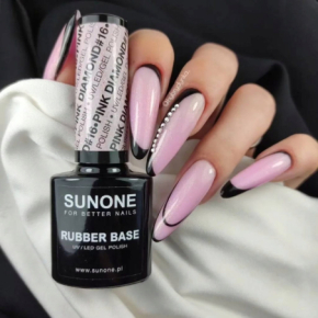 Sunone Rubber Base Pink 04 Baza kauczukowa budująca do paznokci 5ml