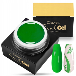 Clavier Paint Gel Ornamenty Green 5g zielony żel do zdobień paznokci