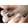 Isabellenails Stamping Lack Black Lakier klasyczny do stemplowania czarny 7ml - 10