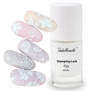 Isabellenails Stamping Lack White Lakier klasyczny do stemplowania biały 7ml