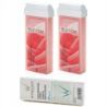 2+1 Zestaw ItalWax do depilacji 2x wosk w rolce Rose + paski - 1