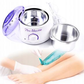 Zestaw ItalWax do depilacji podgrzewacz Prowax 100W + wosk twardy azulen