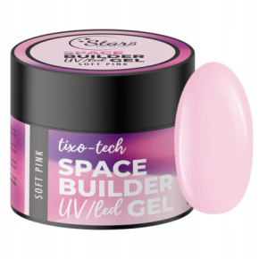 Stars from The Stars Space Builder Gel UV/LED Tixo-Tech Soft Pink Żel budujący 3w1 do paznokci 45g