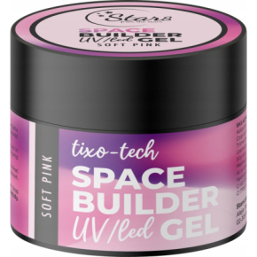 Stars from The Stars Space Builder Gel UV/LED Tixo-Tech Soft Pink Żel budujący 3w1 do paznokci 45g