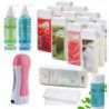 Zestaw ItalWax do depilacji - podgrzewacz + 12x wosk w rolce aromatyczny 100ml + żele + paski + talk - 1