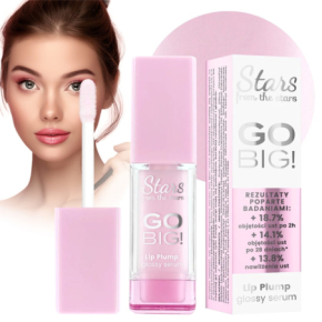 Stars from The Stars GO BIG! 01 Soft Pink Błyszczyk serum powiększający usta 8g