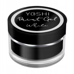 Yoshi Paint Gel White Żel do zdobień paznokci biały 5g