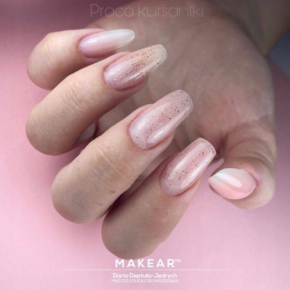 Makear Builder&Bottle BG01 Żel budujący do paznokci w butelce z pędzelkiem Hema Free 15ml
